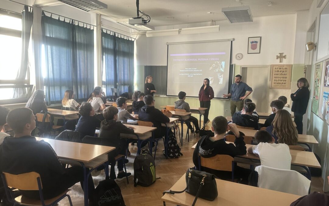 Predavanje o ovisnostima za učenike sedmih razreda