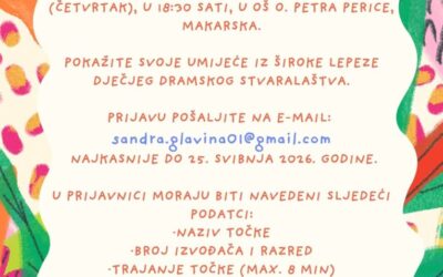 10. smotra dječjeg dramskog stvaralaštva “Makarska rivijera”